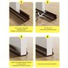 PVC Flexible Door Bottom Sealing Strip Under Door Draft Stopper Wind Noise Reduction Blocker  Weatherstrip With Adhesive Backing