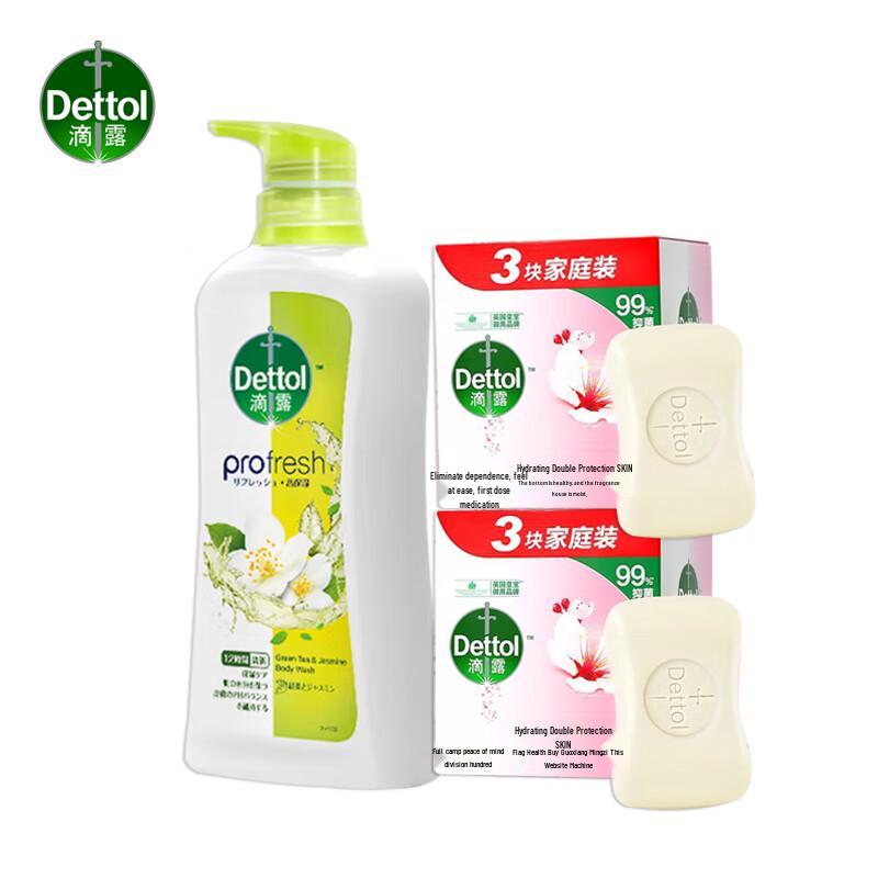 

Dettol Refreshing & Moisturizing Shower Gel with Jasmine & Green Tea