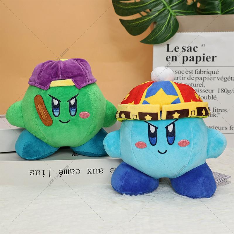 New 2 Styles Anime Star Kirby Yo Yo Kirby Blue Green Stuffed Peluche Plush High Quality Cartoon Toys Gifts