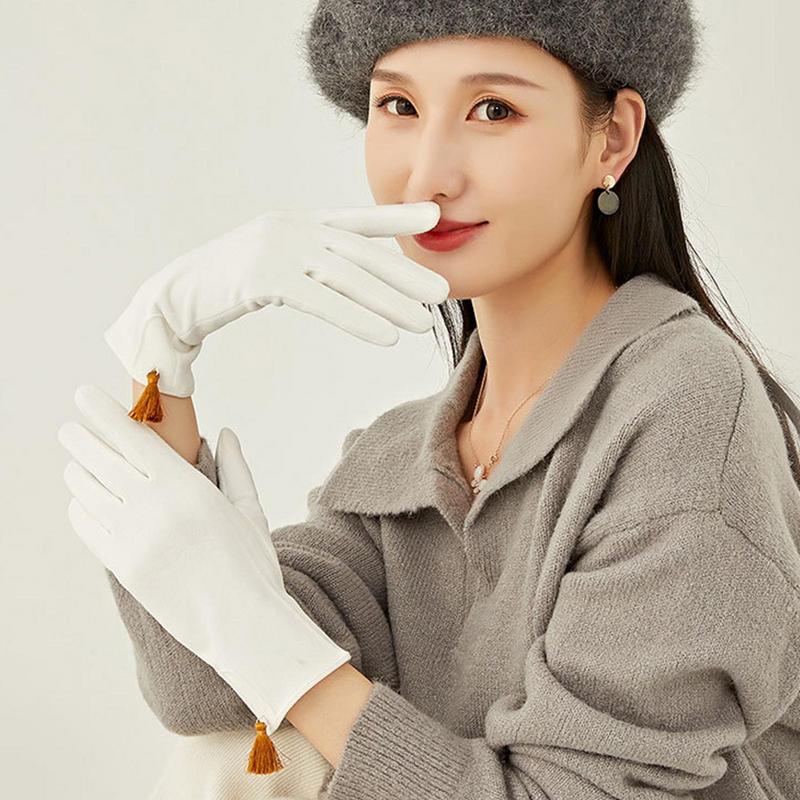 Winter-Touchscreen-Handschuhe für Damen Touchscreens Bequeme gefütterte Anti-Rutsch-Handschuhe Herbst und Winter Verdickt Warm Outdoor