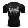 Herren Neues Kompressionsshirt Fitnessstudio Rashguard Sport Laufen T-Shirt Wasserdichtes Oberteil Schnelltrocknendes Kurzarm-T-Shirt