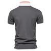 Men's Polo Shirt Commuter Half Sleeve Lapel Stripes