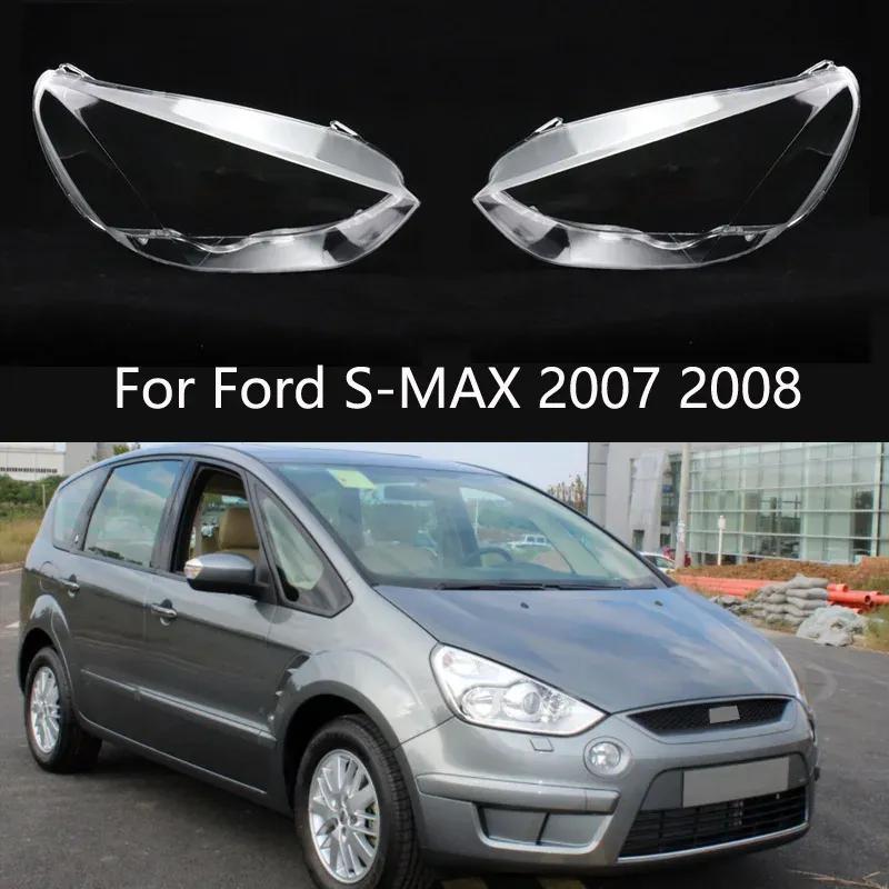 For Ford S-MAX 2007 2008 Front Headlight Cover Lampshade Head Lamp Headlamp Shell Lens Plexiglass Auto Replacement Parts