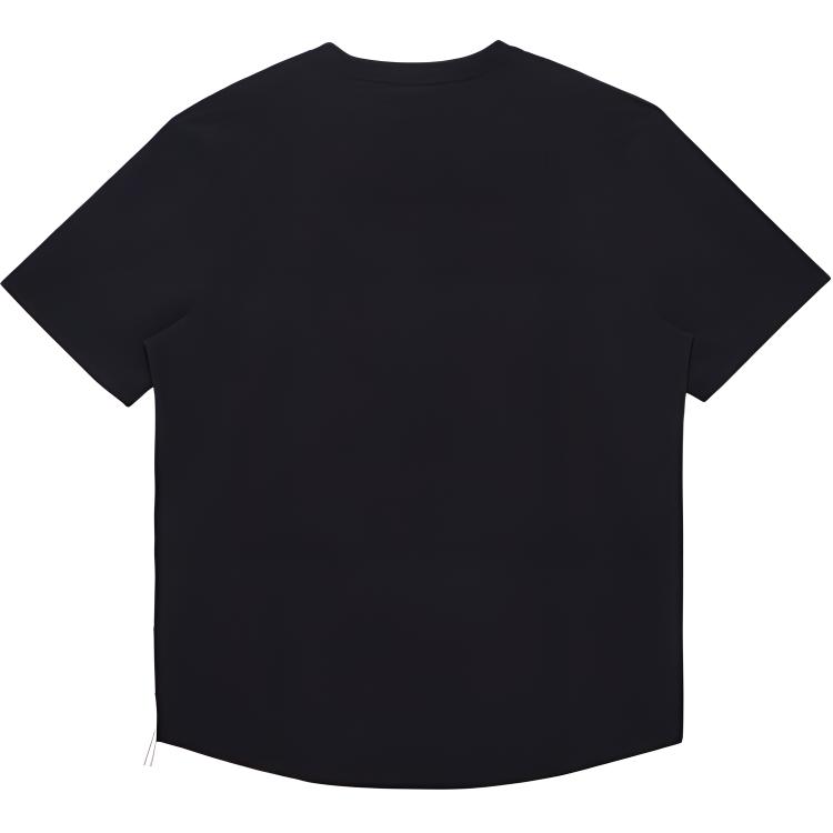 New Era SS24 Breathable Minimalist Printed Loose Short Sleeve T-Shirt Unisex Tops Black 14179129