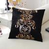 45x45cm Luxurious Bronzing Pillow Case Sofa Car Cushion Cover Home Decoration