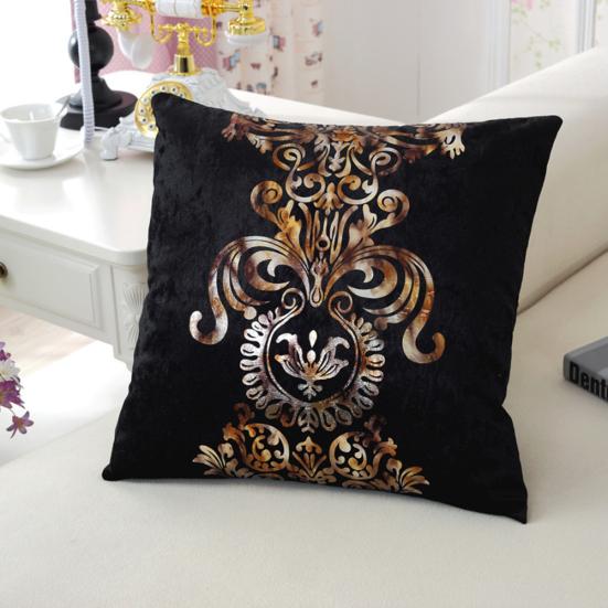 45x45cm Luxurious Bronzing Pillow Case Sofa Car Cushion Cover Home Decoration