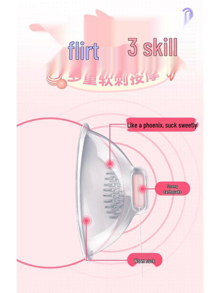 Miji Zweite Generation Vibrierender Brust- und Nippel-Massagegerät - Verspielte Bondage Weiblicher Masturbator, 45/25 pro Karton