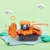 1Pcs Dump Truck Crane Engineering Inertia Car Toy Manual Skills Development Inertial Gliding City Construction Excavator Models