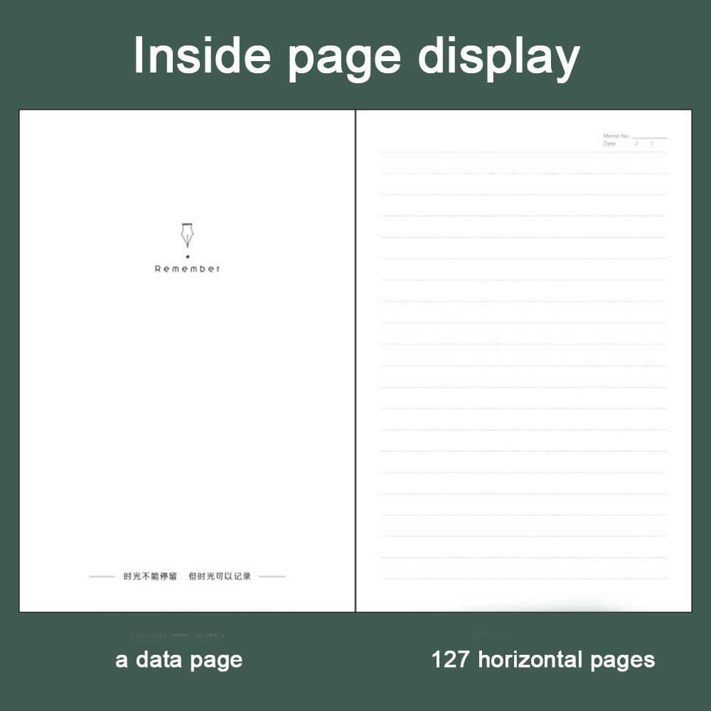 (Logo Can Be Engraved) A5 Buckle Business Leather Notebook, Student Notepad, Meeting Minutes, Diary, Subject Notebook