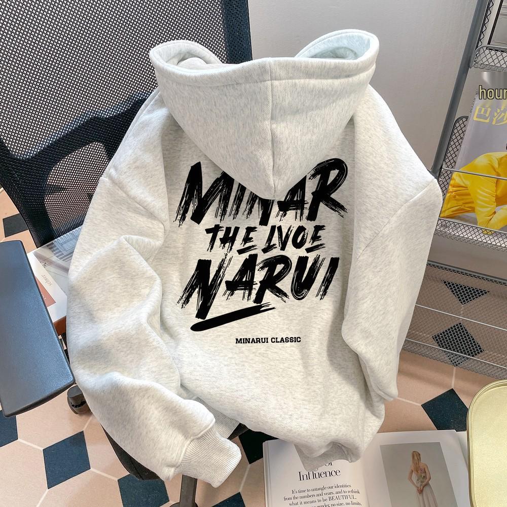 Men s Trendy Heavyweight Hoodie - Autumn/Winter Plus Velvet Thick Versatile Loose Style 2XL