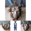 Exquisite Beauty And The Beast Costume Adult Cosplay Prince Adam Clothes Set For Halloween Parties