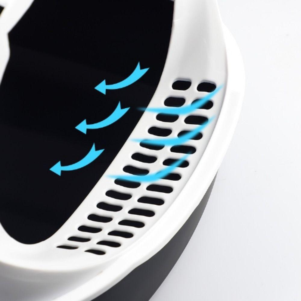 Large Capacity Pet Sandbox Splashproof Cat Toilet Cleaning Basin Cat Litter Box  Home