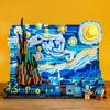 Vincent Van Gogh The Starry Night  Art Painting Building Blocks Bricks Ideas Home Decorae Education Toys For Kids Gifts