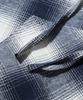 Dimiteulibeullaeg Double Knee Tartan Check Hoodie_Navy