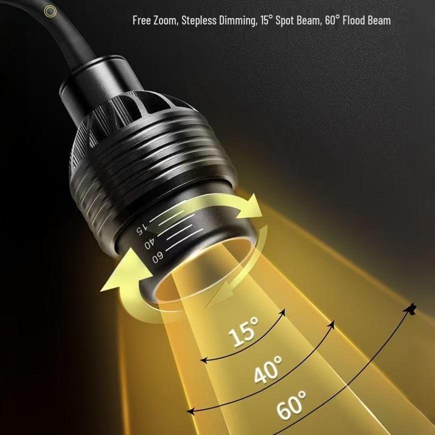 Waterproof LED Aquarium Spotlight for Arowana: Full Spectrum Stream Tank Light (Small Size)