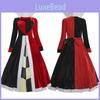 Alice In Wonderland The Red Queen Cosplay Costume With Polyester Material For Cosplay Conventions
