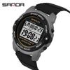 Sanda Men's Waterproof Sport Quartz Watch - Multifunctional & Hot-Selling