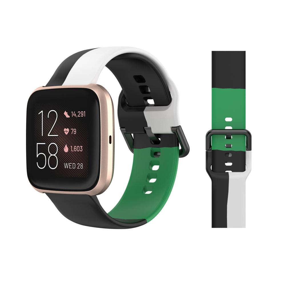 Watch Band Silicone Air Holes Watch Strap Lightweight Durable Sports Replacement Wristband Compatible for Fitbit Versa2