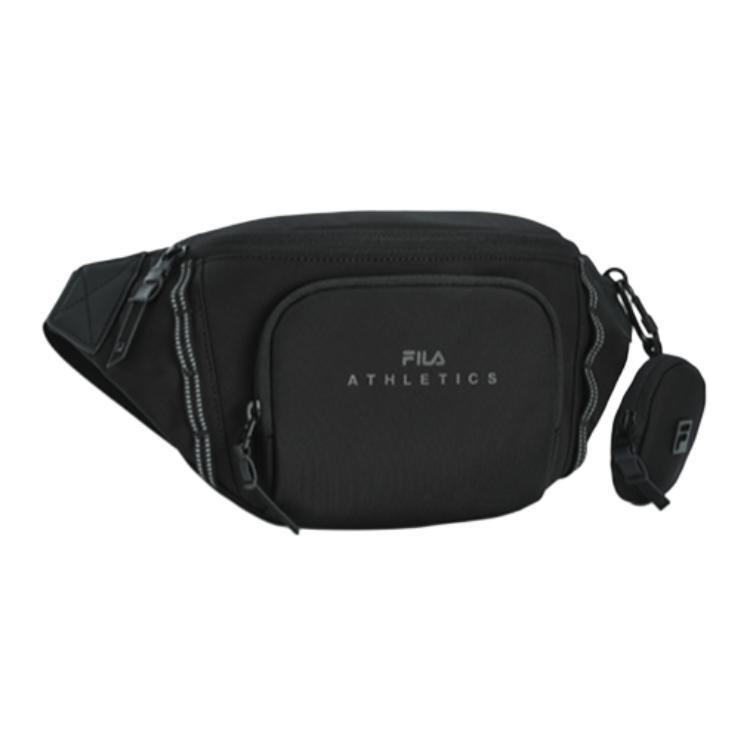New FILA Fabric Crossbody Bag, Sling Bag Extra Small Men's Pitch Black A13M431103FBK
