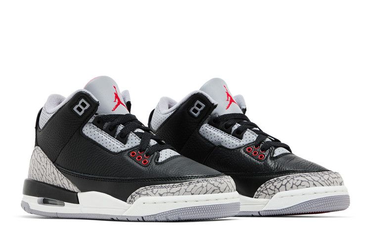 Jordan 3 Cemento Negro Retro (2024) (GS)