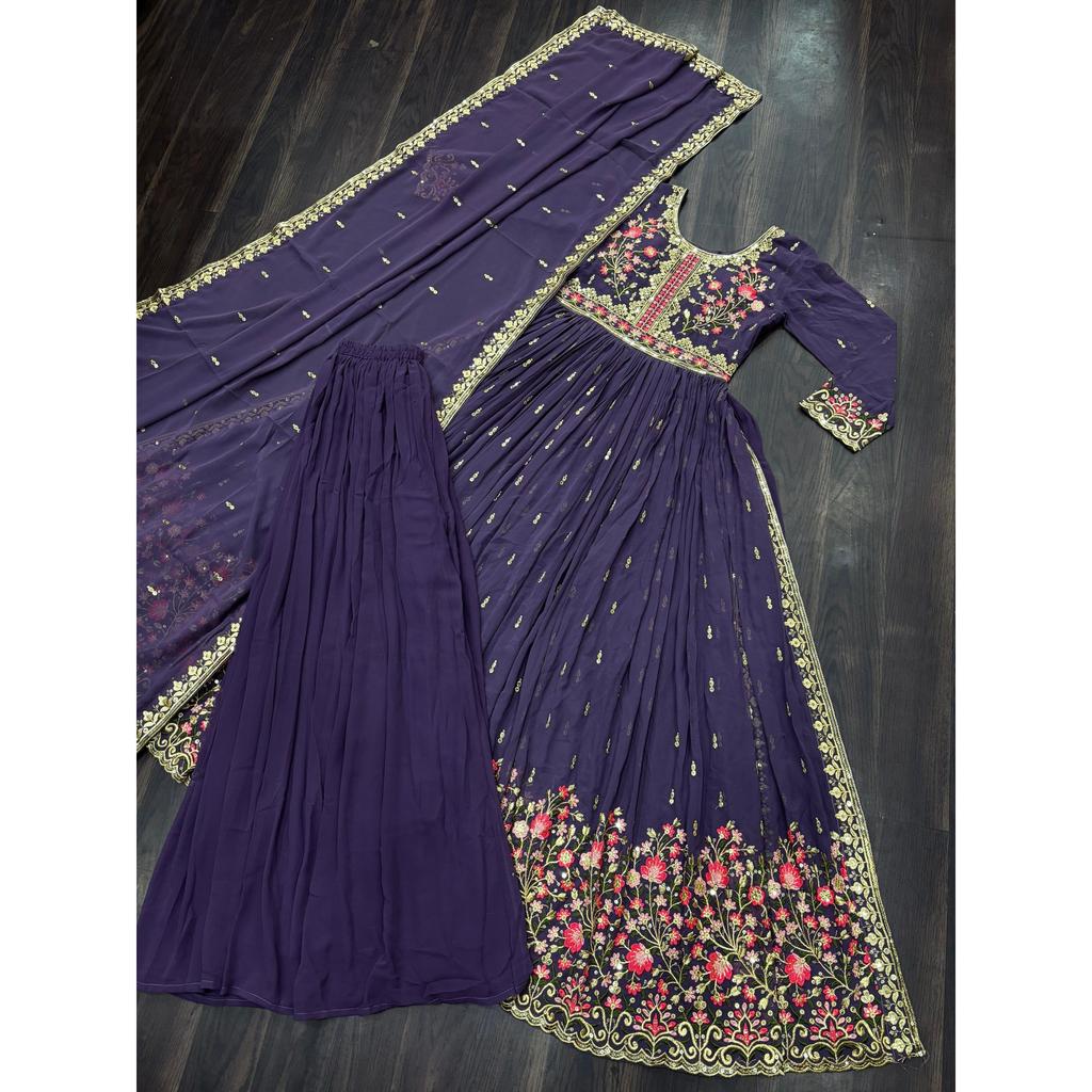 Premium Designer Readymade Top-sharara-dupatta Collections 2025