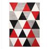 TAO SCANDI Koberec do obývačky - 150 x 220 cm - Polypropylén - Červený