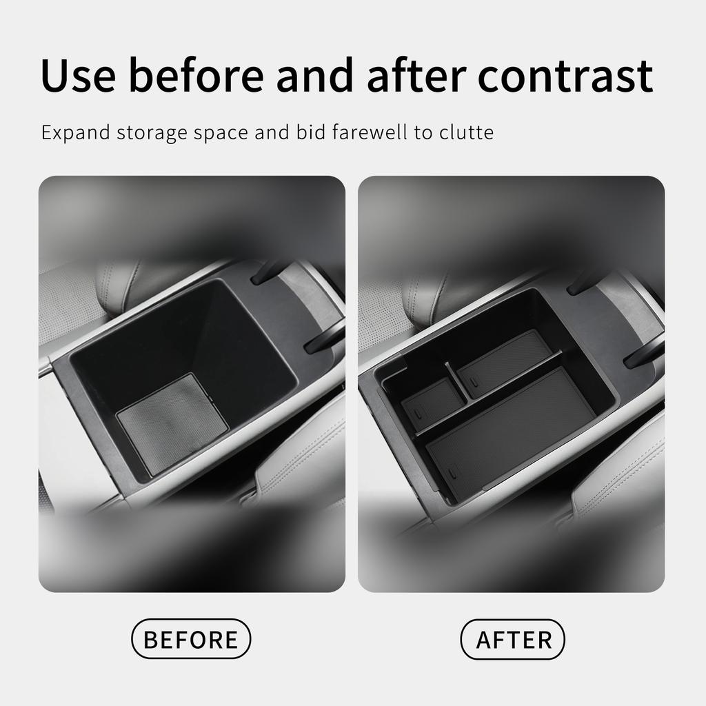 for BYD Sealion 05 EV 2025 Car Armrest Storage Box Accessories Center Console Storage Tray(Not Fit With Cool Box Version)