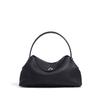 Black Versatile Women's Crossbody Bag - Large Capacity, High-End Cowhide Handbag for Office Workers