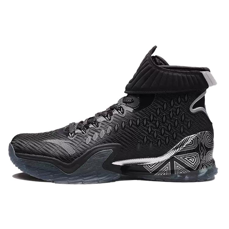 New ANTA KT3 Basketball Shoes Men's High Top Black/Silver 11811102-11