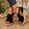 Fashion Heeled Sandals for Women Summer 2025 Women Sandals Comfort Buckle Strap Platform Shoes for Women New Sandalias Heels