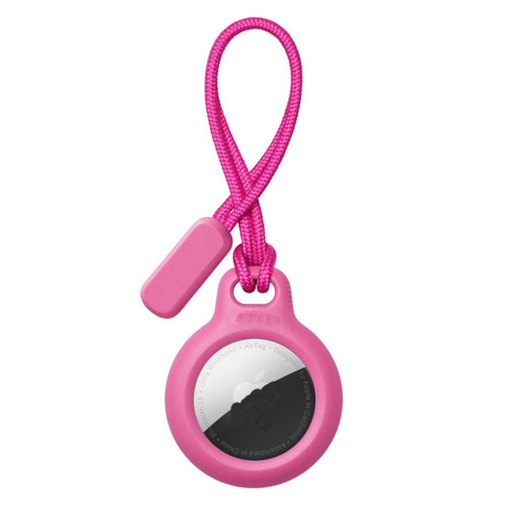 Protective Cover for AirTag Anti-lost Tracker ABS Anti-scratch Case with Strap