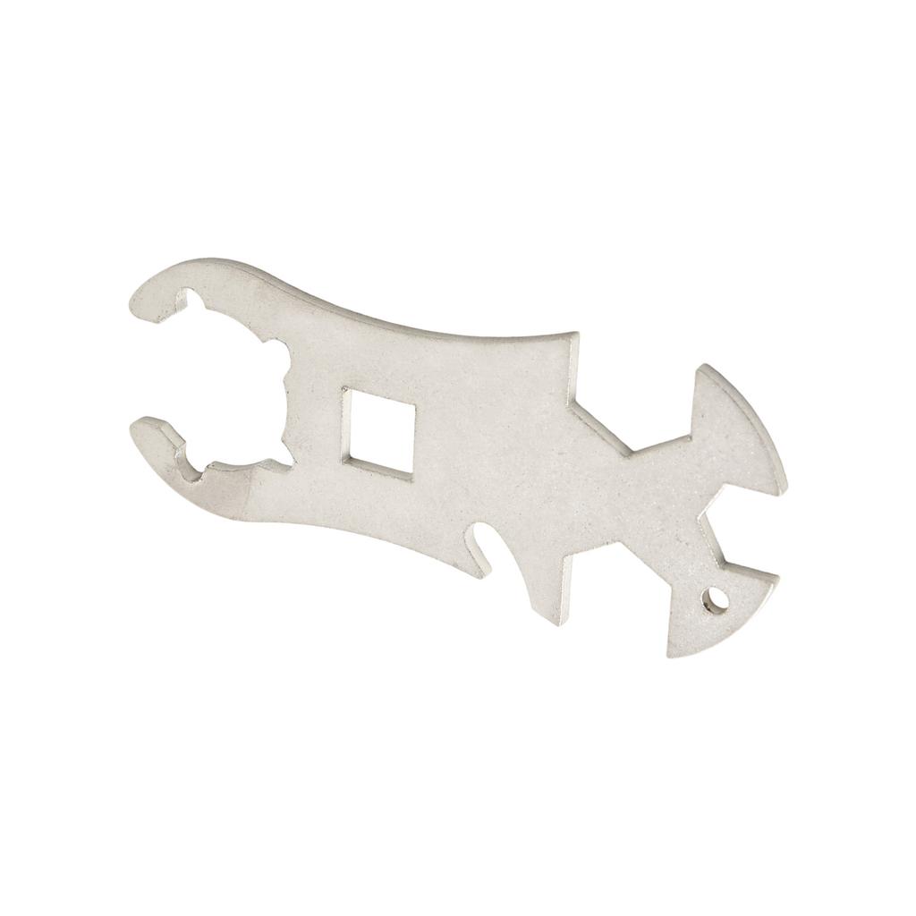 1pc Gas Bottle Wrench Stainless Steel Gas Cylinder Wrench For Outdoors Portable Cooking Gas Conditioning Tools Replacement Parts