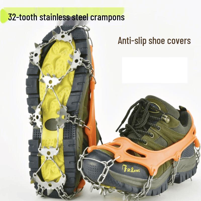 Tolex 32-Tooth Anti-Slip Snow & Ice Crampons