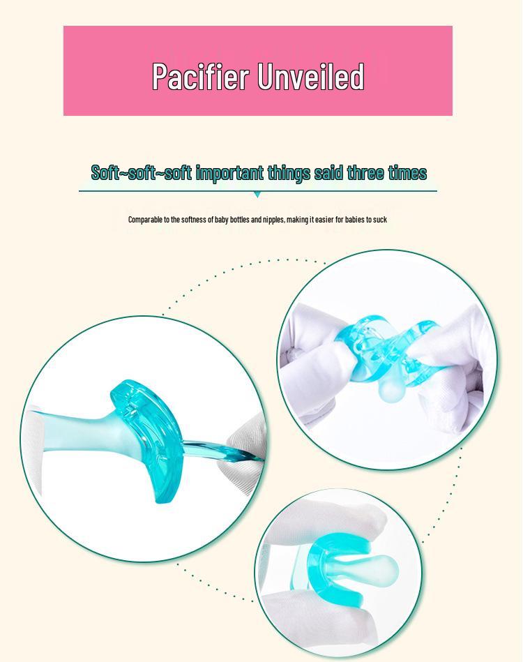 Baby Doll Plush Animal Silicone Pacifier Toy