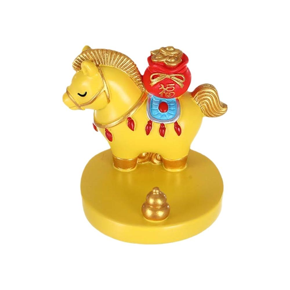 

Year of The Horse 2026 Horse Year Figurines Resin Zodiac Horse Mascot Table Desk