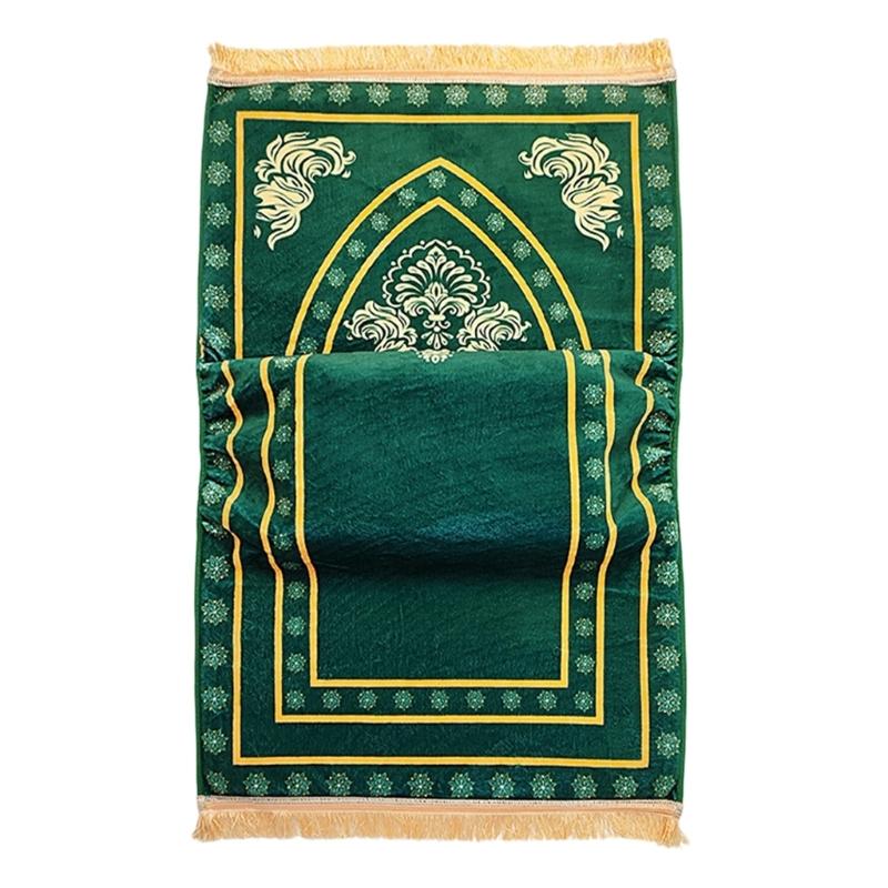 Polyester 8cm Thick Prayer Carpet Soft Comfortable Texture And Slip Resistant Base For Home Use 70x110cm Prayer Rug