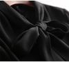 Elegant Women's Ribbon Shirt - Spring/Autumn Top