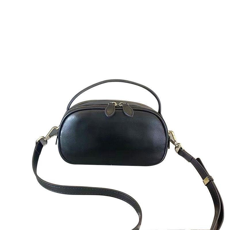 Luxury Women's Genuine Leather Crossbody Handbag - Versatile Mini Cowhide Design
