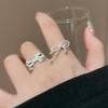 Stackable Butterfly Knot Ring - Women's Geometric, Adjustable, Versatile, Popular Index Finger Jewelry