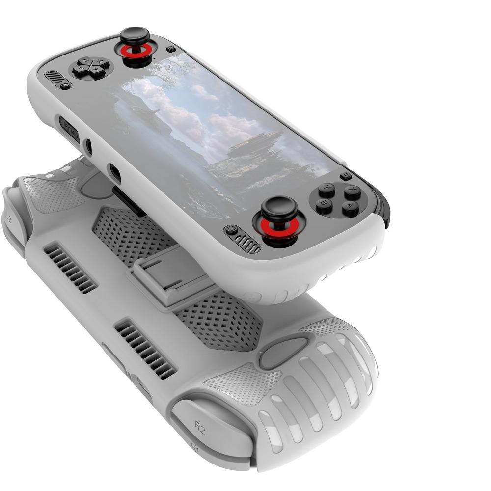 TPU Handheld Game Console Case with Kickstand Host Shell New Protective Cover for AYN Odin 3 белый