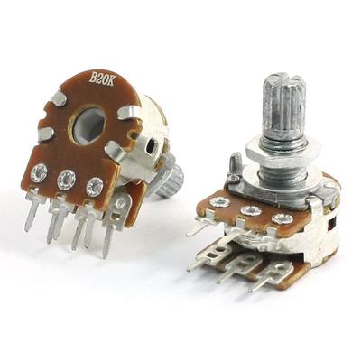 30 mm x 18 mm Potentiomètre de Contrôle du volume Rotary cannelée Digital Knob Cap 6 mm 5PCS
