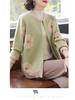 2025 New Fashionable Knitted Top: Spring & Autumn Short Jacket for Middle-Aged Women