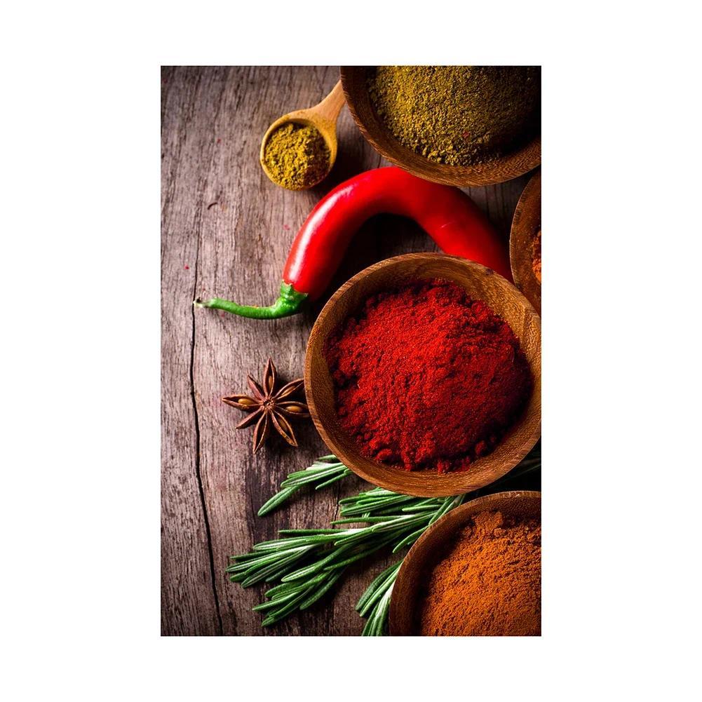 Kitchen Posters Grains Spices Spoon Peppers Canvas Painting Wall Art Modern Food Picture Restaurant Decor Nordic Home Decoration