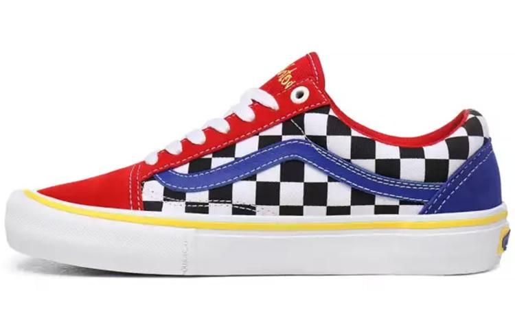 Old Skool Brighton Zeuner x Old Skool Vans Pro  Red Checker Blue  VN000ZD4W89 36