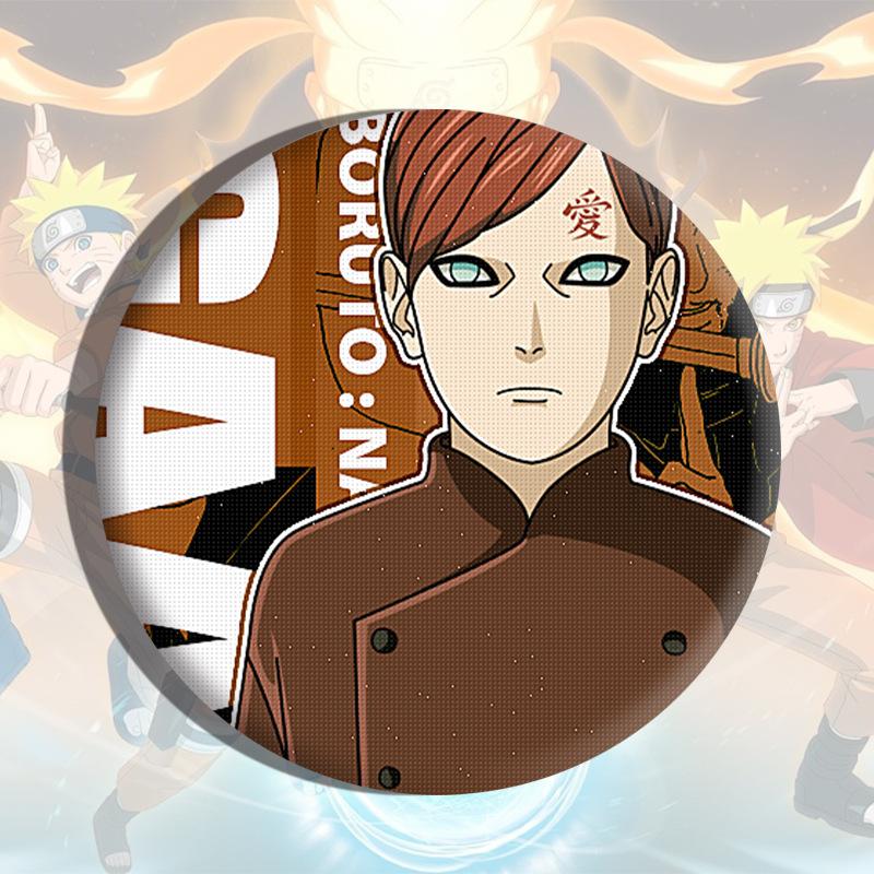 Sasuke Naruto Itachi Madara Kakashi Anime Badge Pin Metal Enamel Lapel Pin Cosplay Accessories Brooch Keychain Gift For Fans