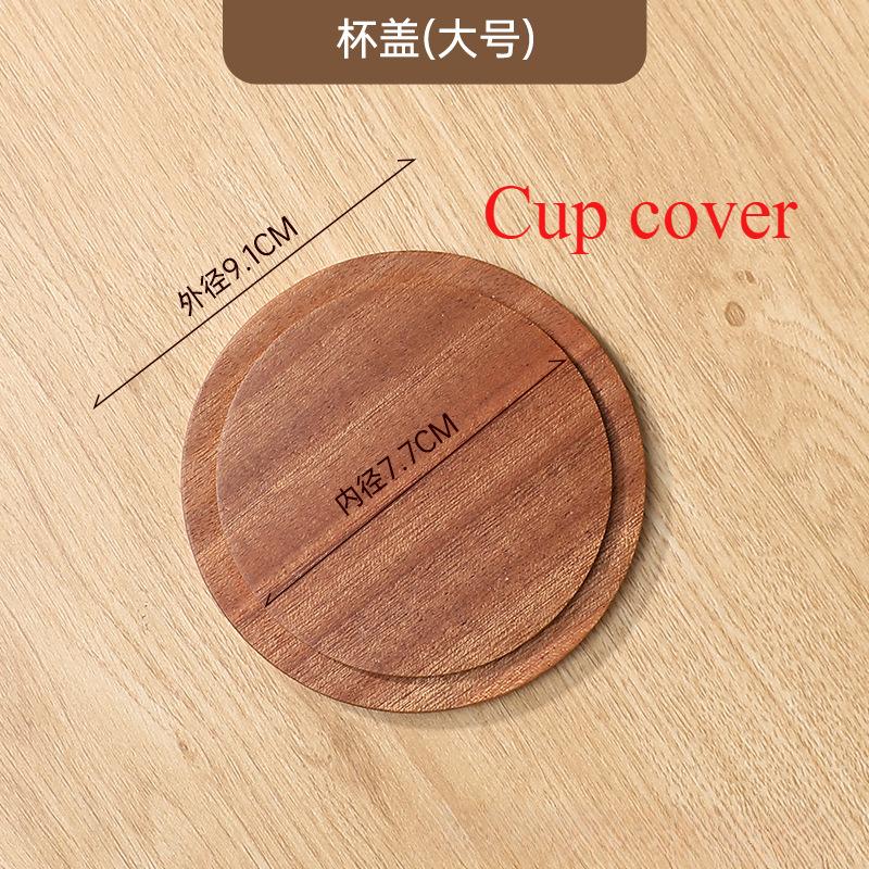 1PCS Wood Placemats Coasters Tea Coffee Cup Pad Decor Round Square Wooden Cup Mat Durable Heat Resistant Drink Mat 2025 New