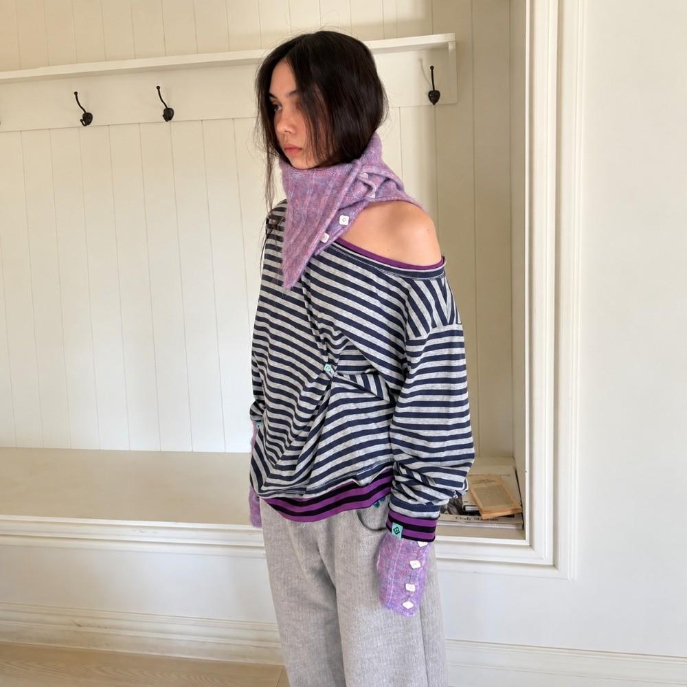 Windproof Women's Knitted Scarf Soft Neck Warmer New Neck Scarf for Women