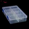 Multifunctional Tool Case 20*13.5*4.5cm Large 8 Grids Plastic Storage Box Screw Electronic Component Transparent Organizer