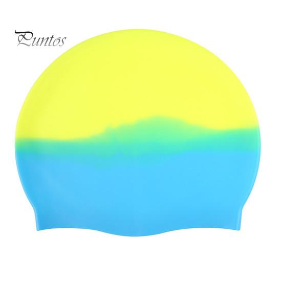Unisex Adult Silicone Swim Cap Waterproof Swimming Pool Hat Non-slip Bathing Cap for Long Short Hair To Keep Hair Dry