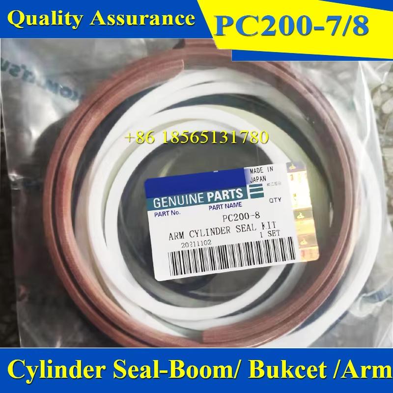 PC60-7 PC200-7 PC200-8 PC220-7 Boom Bucket Arm Seal Kit Komatsu Hydraulic Cylinder Repair Kit 707-99-46130 707-99-47790 PC60-7 BOOM 4D102
